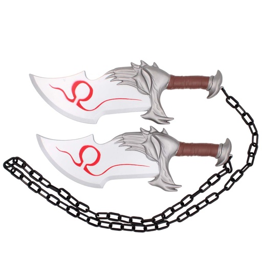 [BH-6055] ESPADA EVA BH PU 2PCS 6055 GOW 43CM PLATA