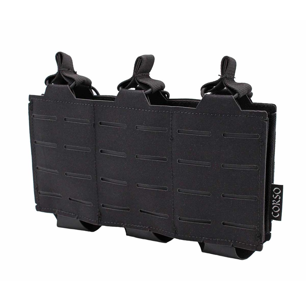 POUCH CORSO CARGADOR G36 TRIPLE DAGGER LASER NEGRO