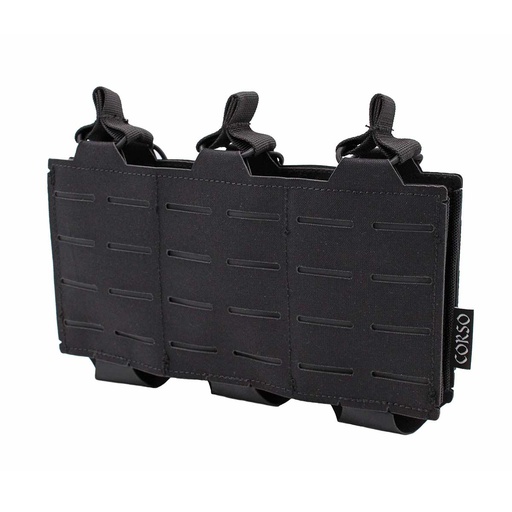 [CRS-042613-BK] POUCH CORSO CARGADOR G36 TRIPLE DAGGER LASER NEGRO