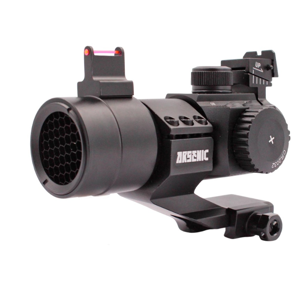 VISOR ARSENIC ARGON RED DOT AS30D7 C/ALZAS NEGRO