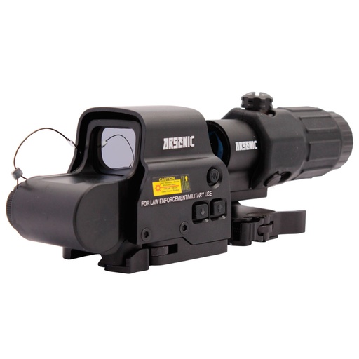 [ARS-31218-BK] SET ARSENIC ARGON RED DOT & MAGNIFICADOR AS558 y G33 NEGRO