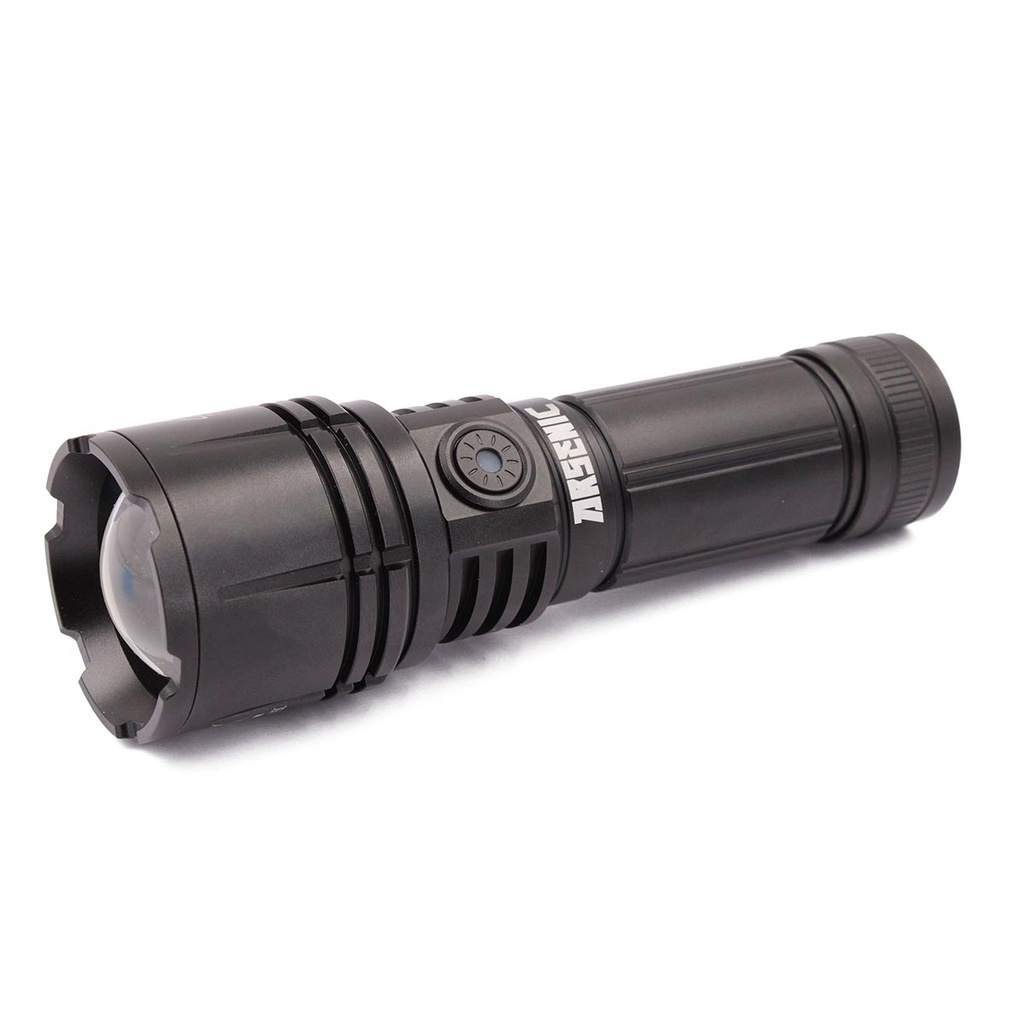 LINTERNA ARSENIC MOD 1 RECARGABLE C/FUNDA NEGRA