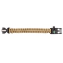 PULSERA PARACORD IMMORTAL CON PEDERNAL Y BRUJULA COYOTE