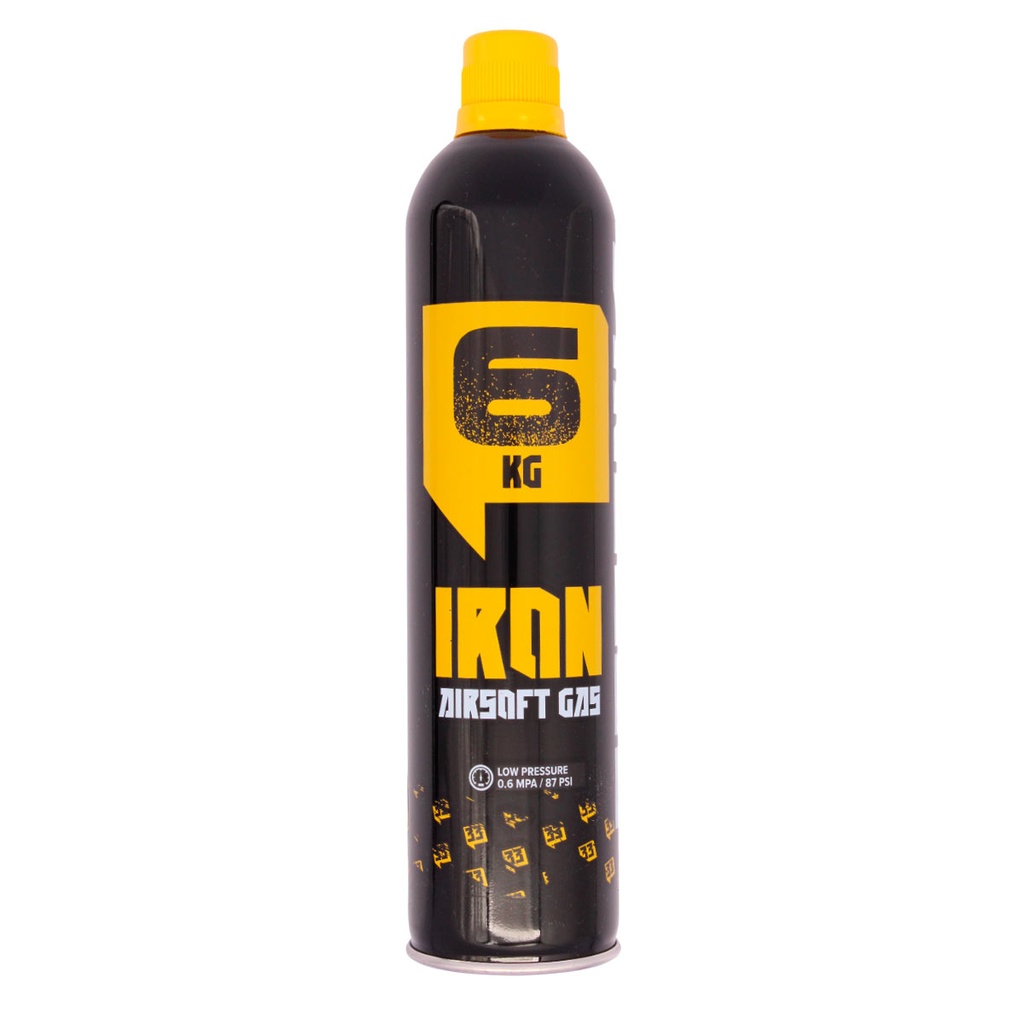 BOTELLA GAS ARSENIC IRON 6KG CON SILICONA