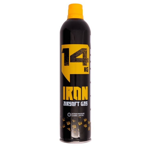 [ARS-15017] BOTELLA GAS ARSENIC IRON 14KG CON SILICONA