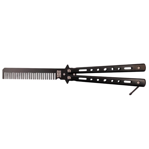 [BH-231] NAVAJA BH MARIPOSA ENTRENAMIENTO PEINE NEGRO