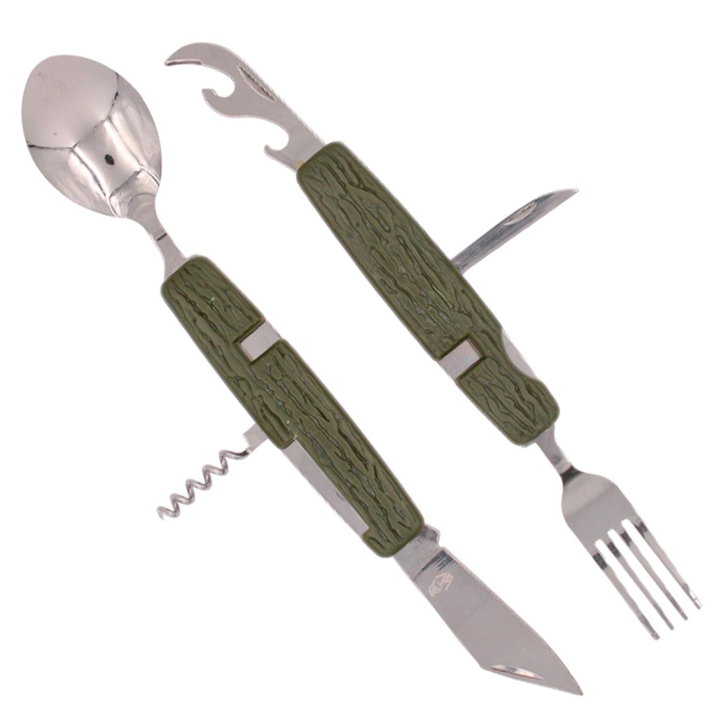 NAVAJA CUBIERTOS IMMORTAL MK2 C/FUNDA VERDE