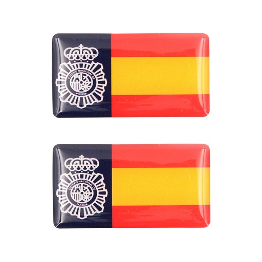 [IW-32116-BL] PEGATINA IMMORTAL 3D 2PCS POLICIA NACIONAL