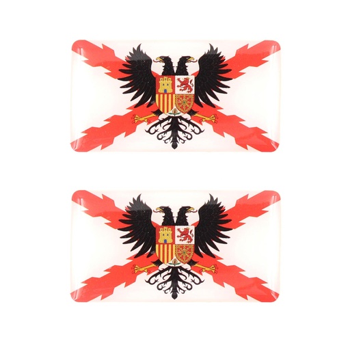 [IW-32104-WH] PEGATINA IMMORTAL 3D 2PCS BORGOÑA AGUILA