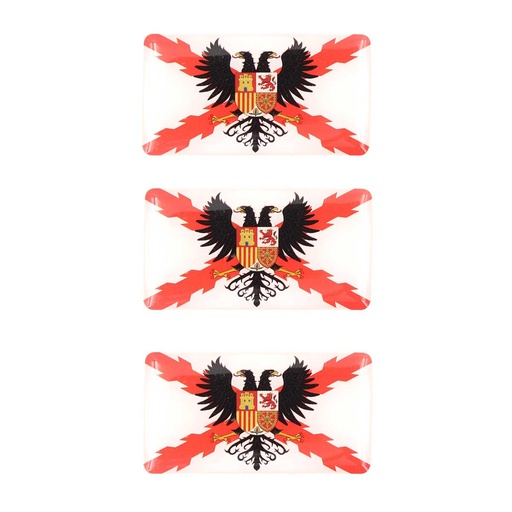 [IW-32105-WH] PEGATINA IMMORTAL 3D 3PCS BORGOÑA AGUILA