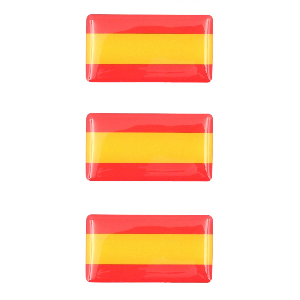 PEGATINA IMMORTAL 3D 3PCS BANDERA ESPAÑA