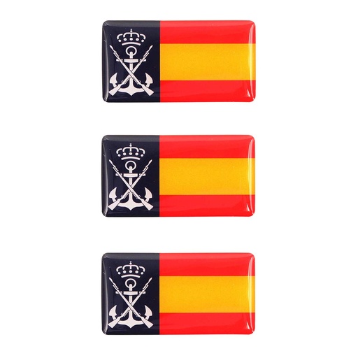 [IW-32126-BL] PEGATINA IMMORTAL 3D 3PCS INFANTERIA MARINA