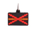 LLAVERO IMMORTAL PVC BORGOÑA NEGRO