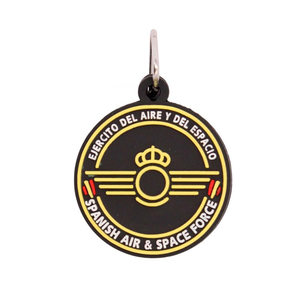 LLAVERO IMMORTAL PVC EJERCITO AIRE NEGRO