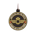 LLAVERO IMMORTAL PVC EJERCITO AIRE NEGRO