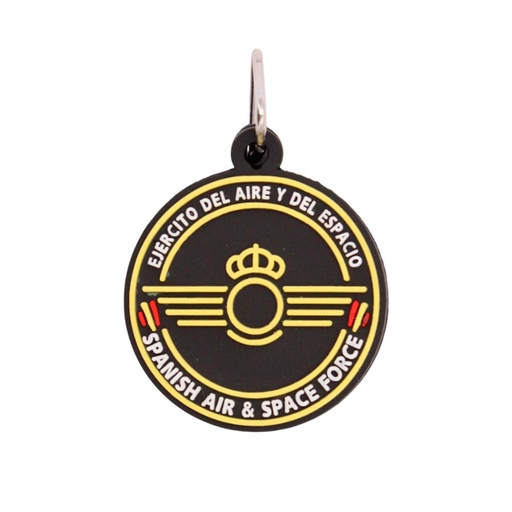 [IW-0333-BK] LLAVERO IMMORTAL PVC EJERCITO AIRE NEGRO