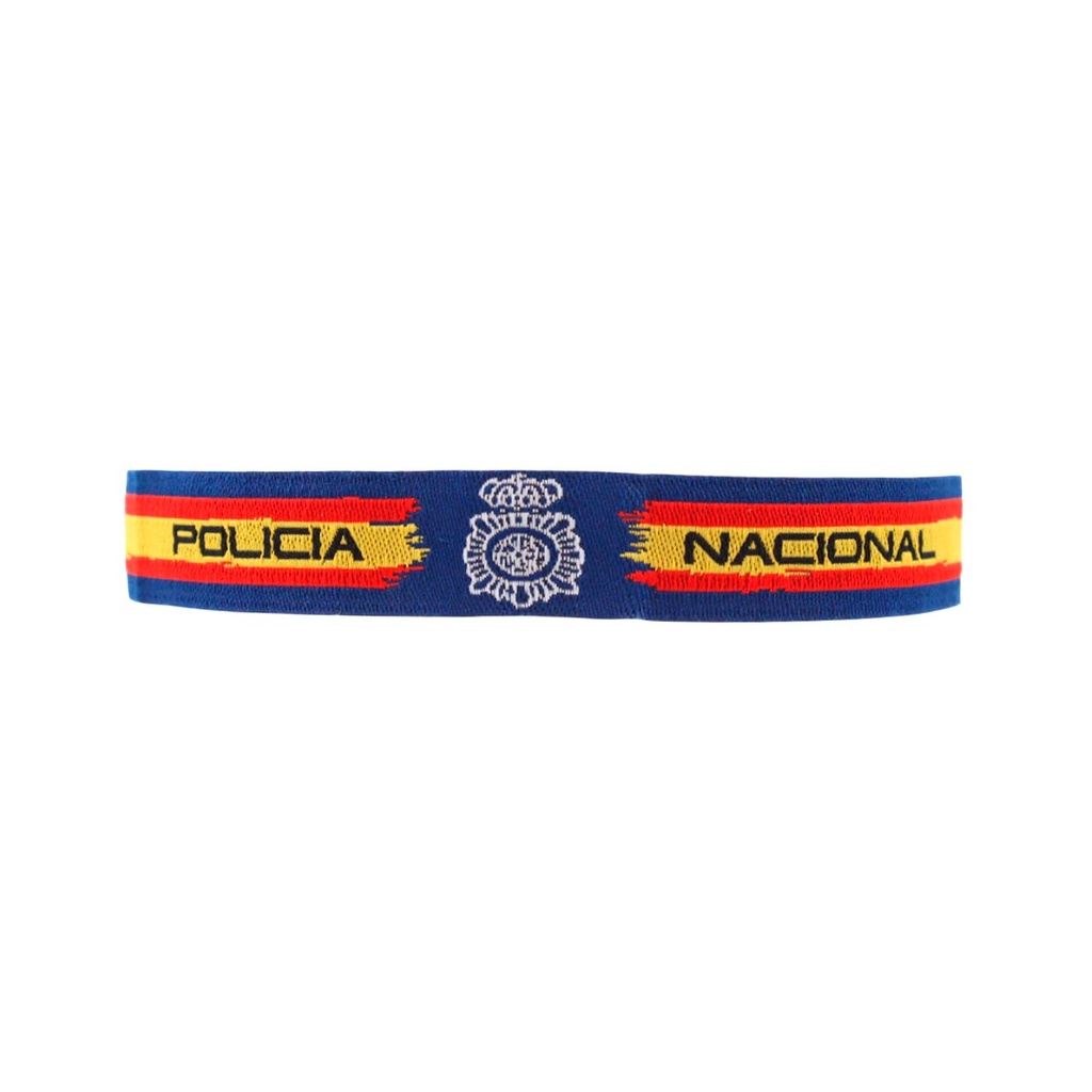 PULSERA IMMORTAL POLICIA NACIONAL CINTA  AZUL