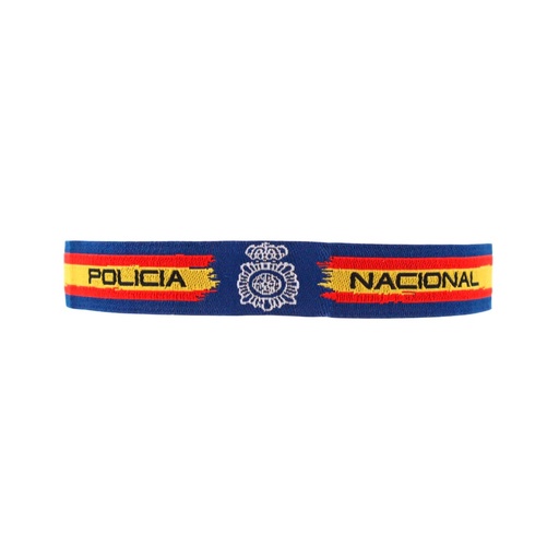 [IW-70518-BL] PULSERA IMMORTAL POLICIA NACIONAL CINTA  AZUL