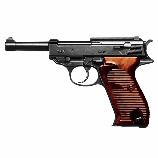 [TM134325] PISTOLA MARUI 10HOP WALTHER P38 MUELLE NEGRA