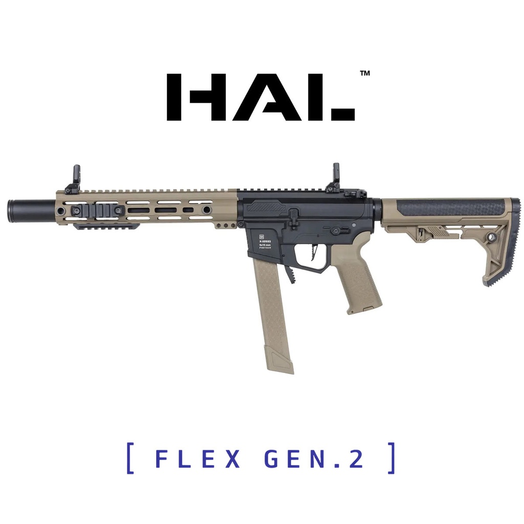 FUSIL SPECNA ARMS SA-FX02 FLEX GEN.2 HAL ETU NEGRO-TAN