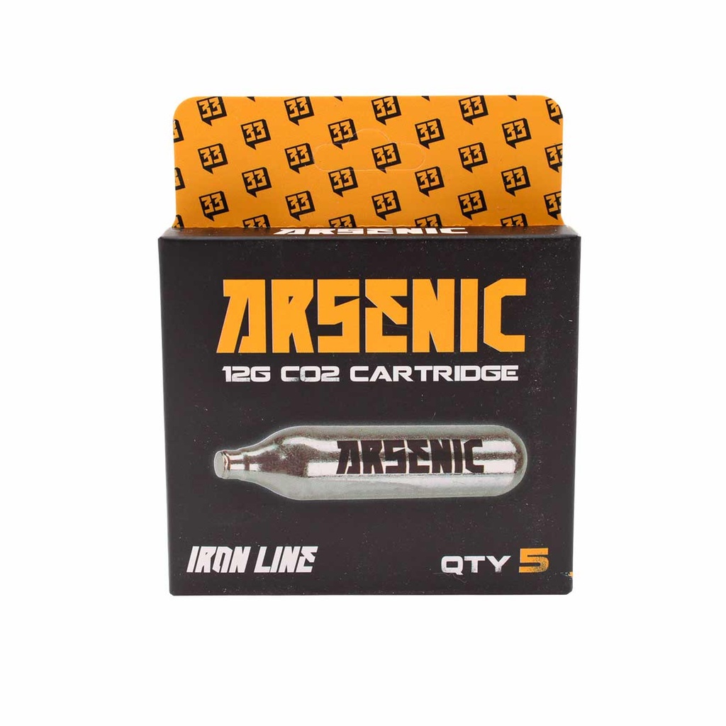 BOMBONA ARSENIC CO2 0.12G PACK 5PCS PLATA