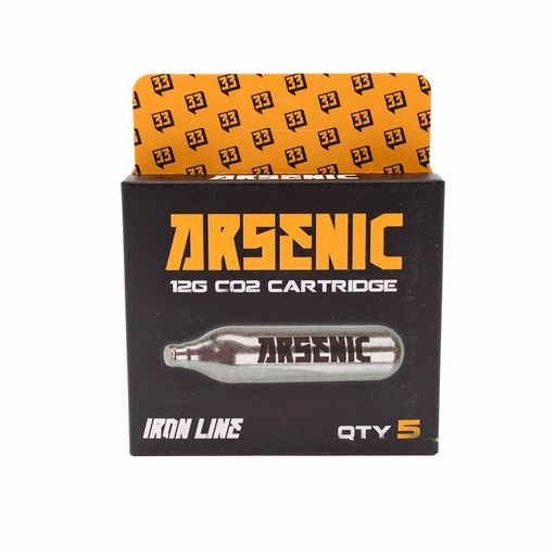 [ARS-15100] BOMBONA ARSENIC CO2 0.12G PACK 5PCS PLATA