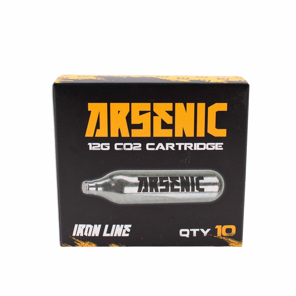 BOMBONA ARSENIC CO2 0.12G PACK 10PCS PLATA