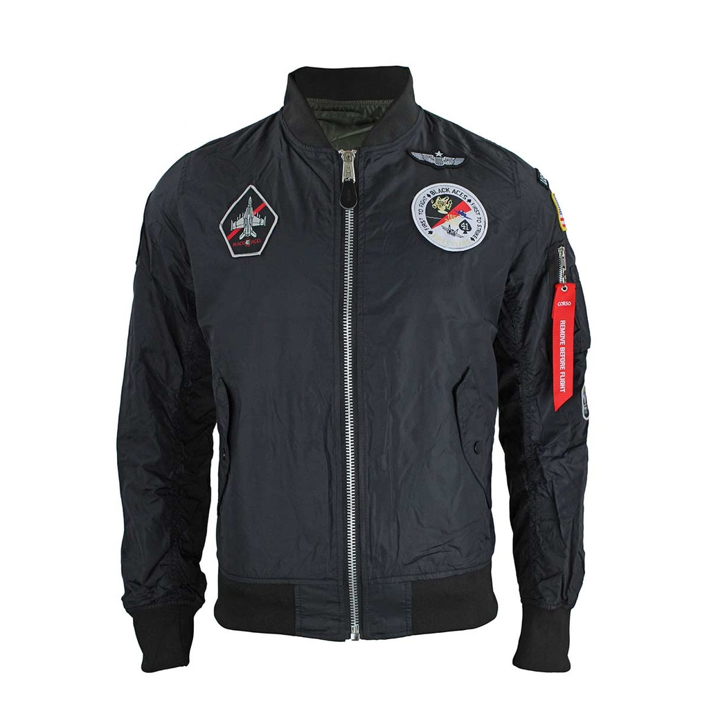 CAZADORA CORSO AERO NEGRA