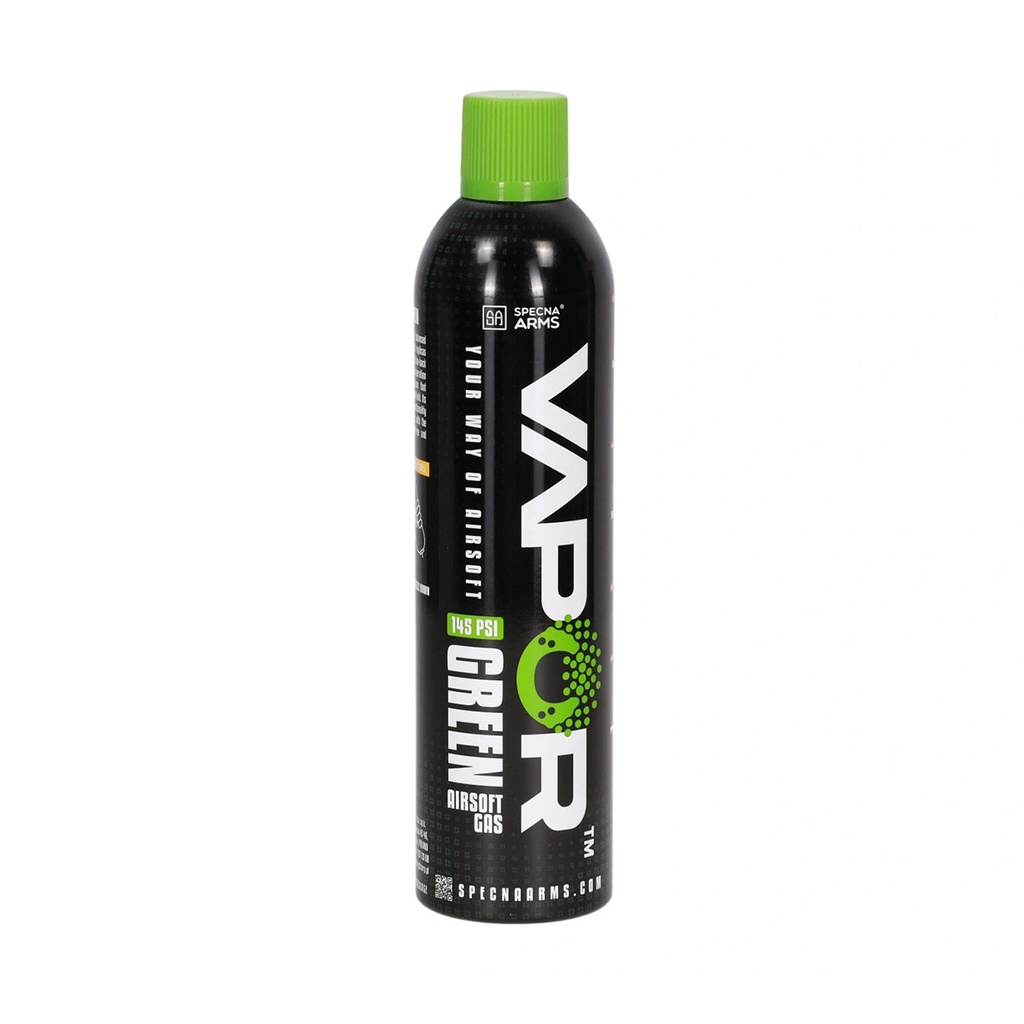 BOTELLA GAS SPECNA ARMS VAPOR 600ML VERDE