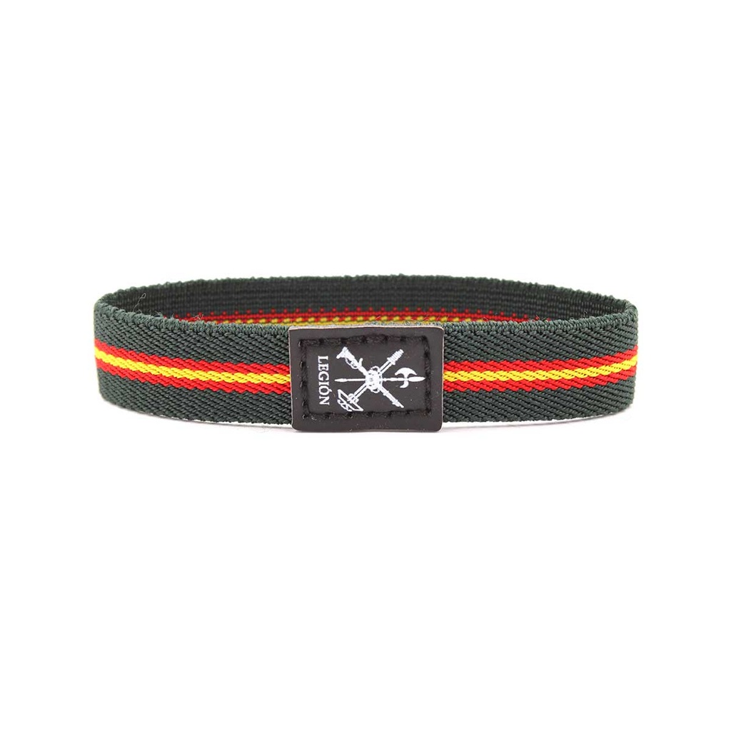 PULSERA IMMORTAL ELASTICA LEGION VERDE
