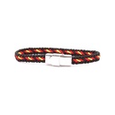 PULSERA IMMORTAL CIERRE METALICO NEGRO