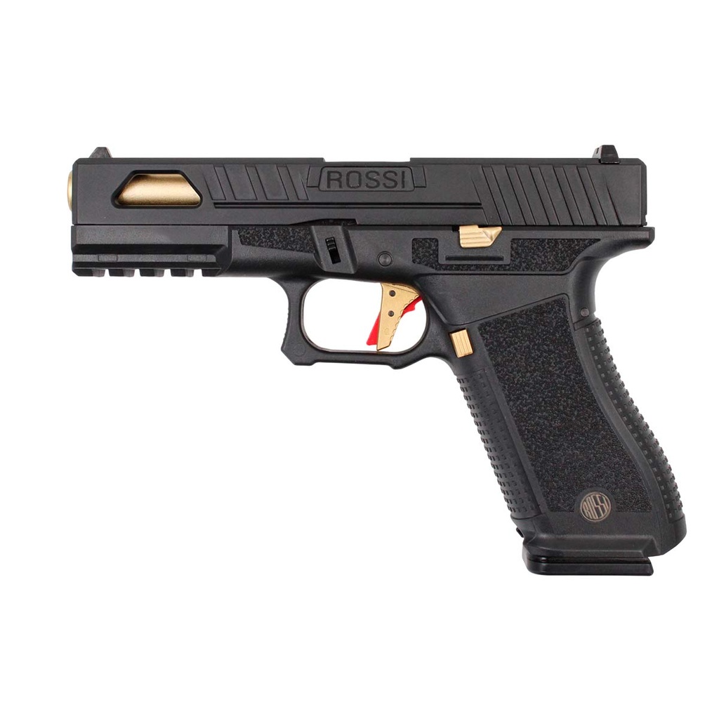 PISTOLA ROSSI GUARDIAN  S1 GAS NEGRA-DORADA
