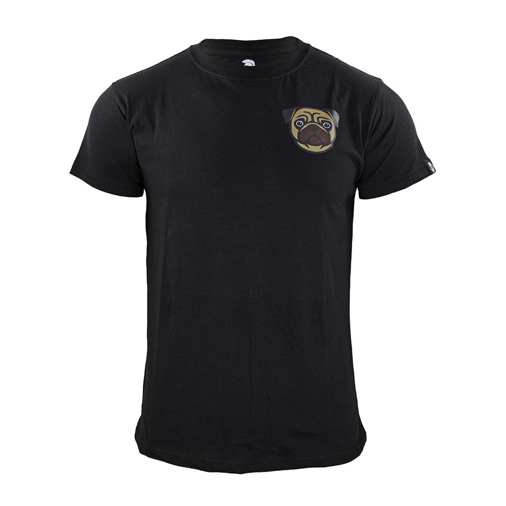 CAMISETA IMMORTAL PUG LIFE NEGRA