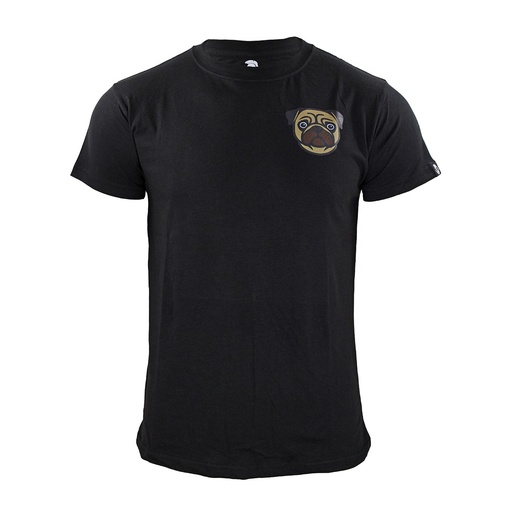 [IW-110128-BK-S] CAMISETA IMMORTAL PUG LIFE NEGRA (S)