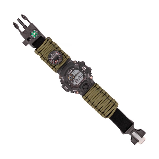 [IW-0512-OD] RELOJ DIGITAL PARACORD IMMORTAL VERDE