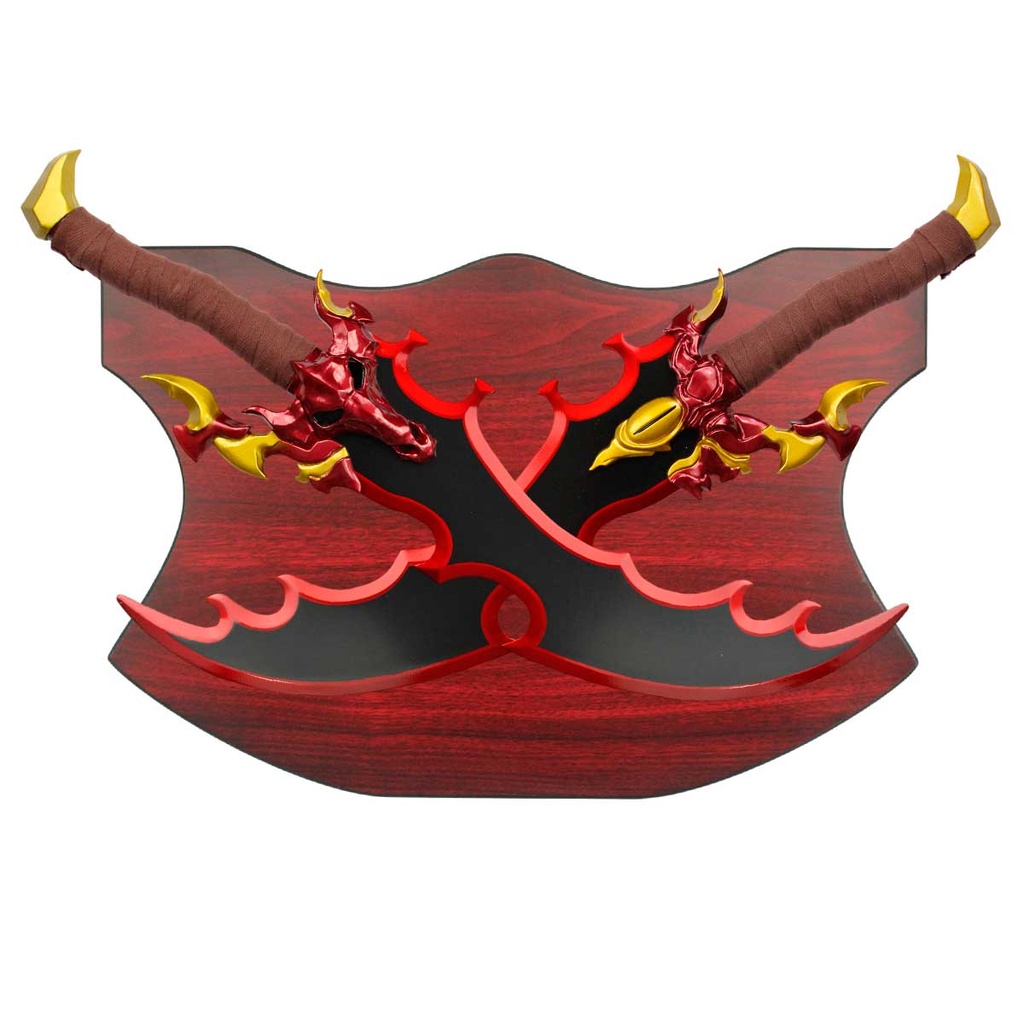 ESPADA BH 6069 SLV 62CM ACERO NEGRA-ROJA