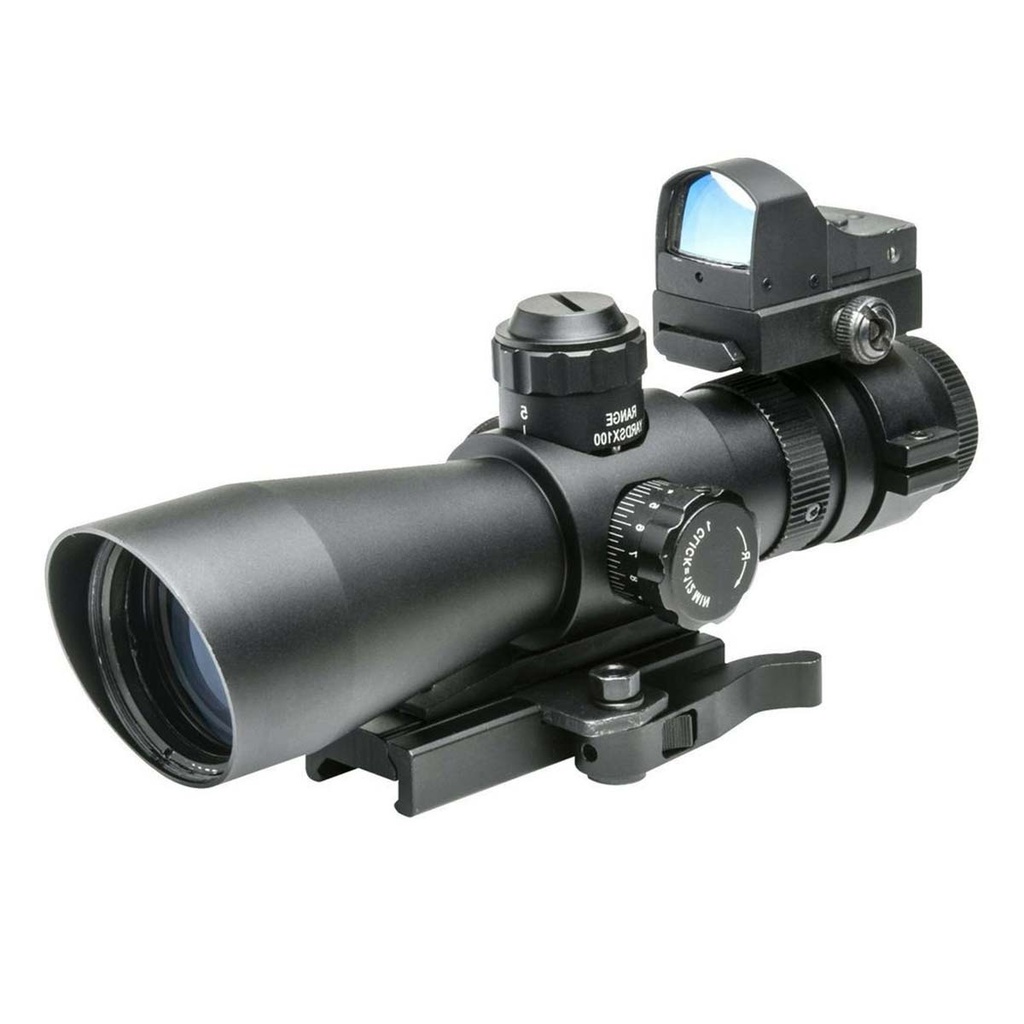 VISOR ARSENIC ARGON 3-9X42 CON RED DOT NEGRO