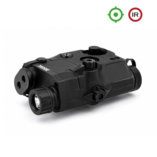 [ARS-32116-BK] LINTERNA TACTICA ARSENIC ANPEQ LASER VERDE NEGRO