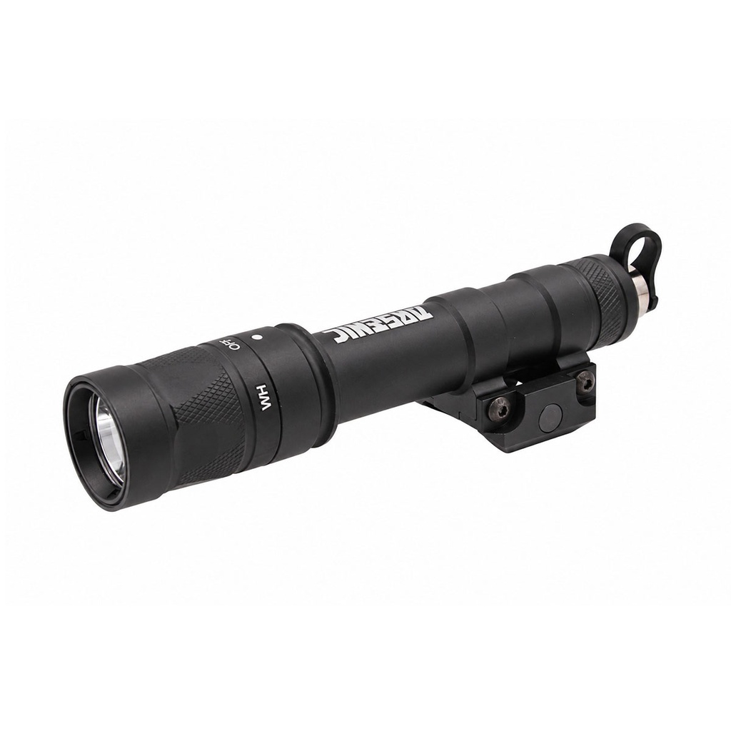 LINTERNA ARSENIC TACTICA M600W CON ESTROBO NEGRA