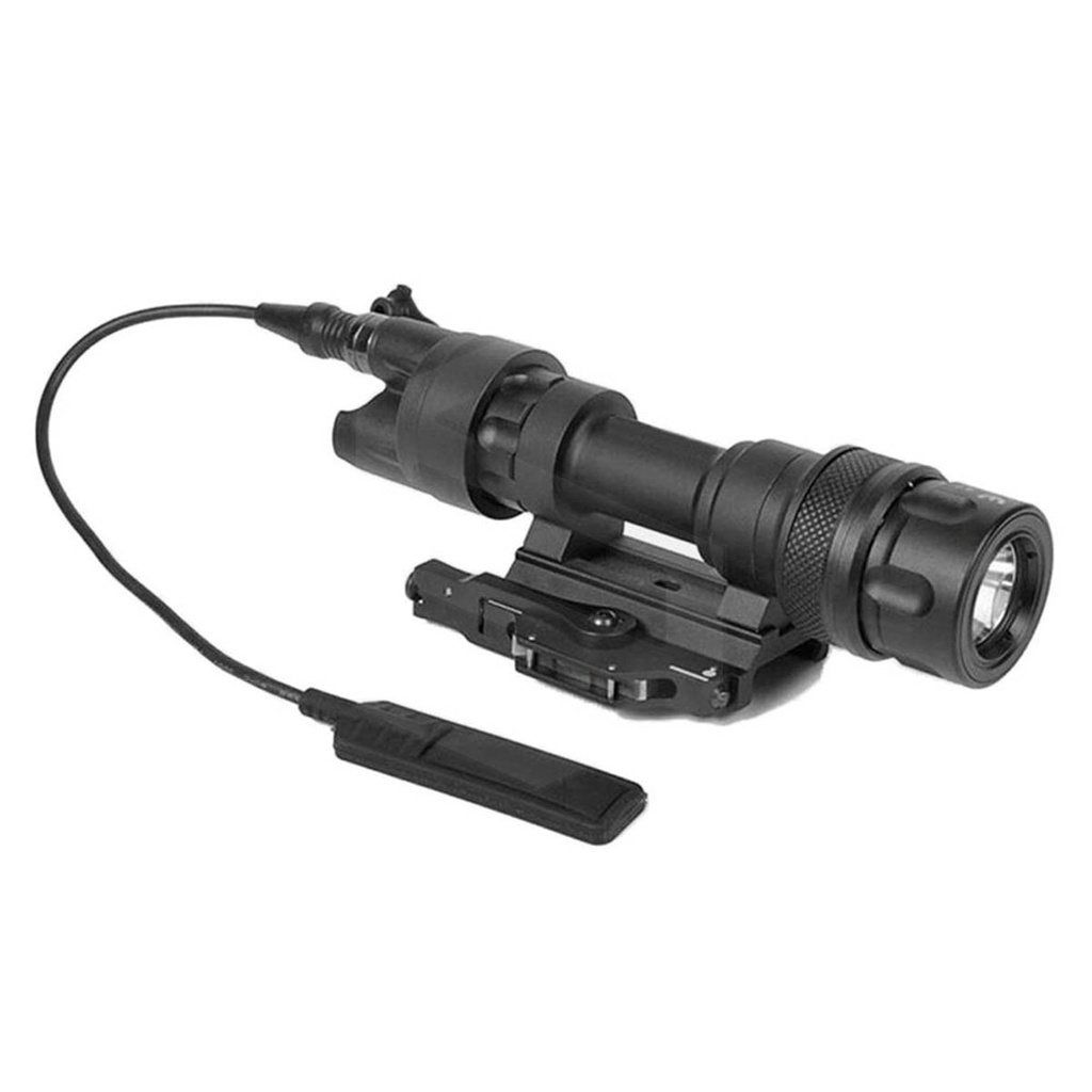 LINTERNA TACTICA ARSENIC AS92 CON ESTROBO NEGRO