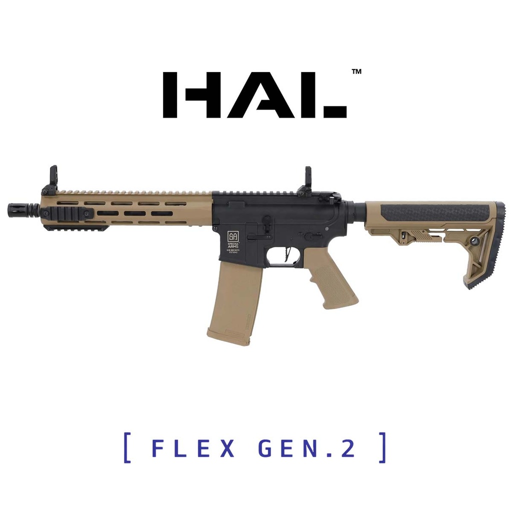 FUSIL SPECNA ARMS SA-F03 FLEX GEN.2 HAL ETU NEGRO-TAN