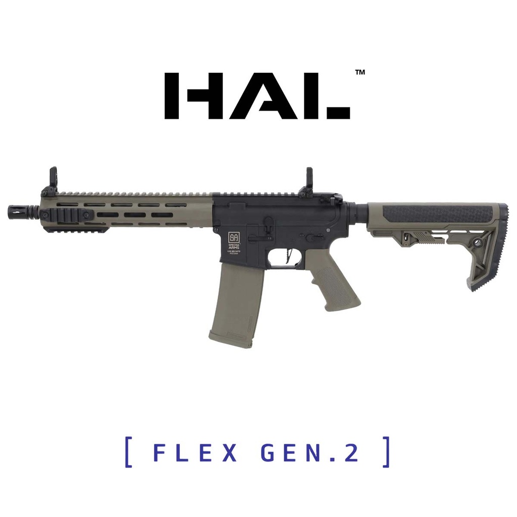 FUSIL SPECNA ARMS SA-F03 FLEX GEN.2 HAL ETU NEGRO-VERDE
