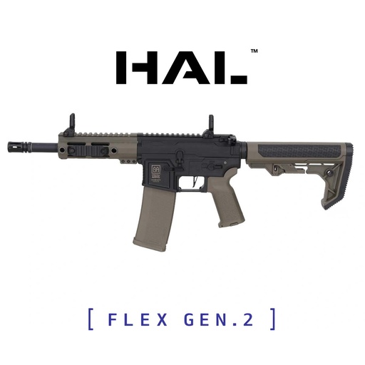 [SPE-01-048447-00] FUSIL SPECNA ARMS SA-F04-RL FLEX GEN.2 HAL ETU LIGHT OPS STOCK NEGRO-VERDE