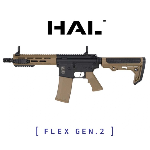 [SPE-01-048444-00] FUSIL SPECNA ARMS SA-F14 FLEX GEN.2 HAL ETU NEGRO-TAN