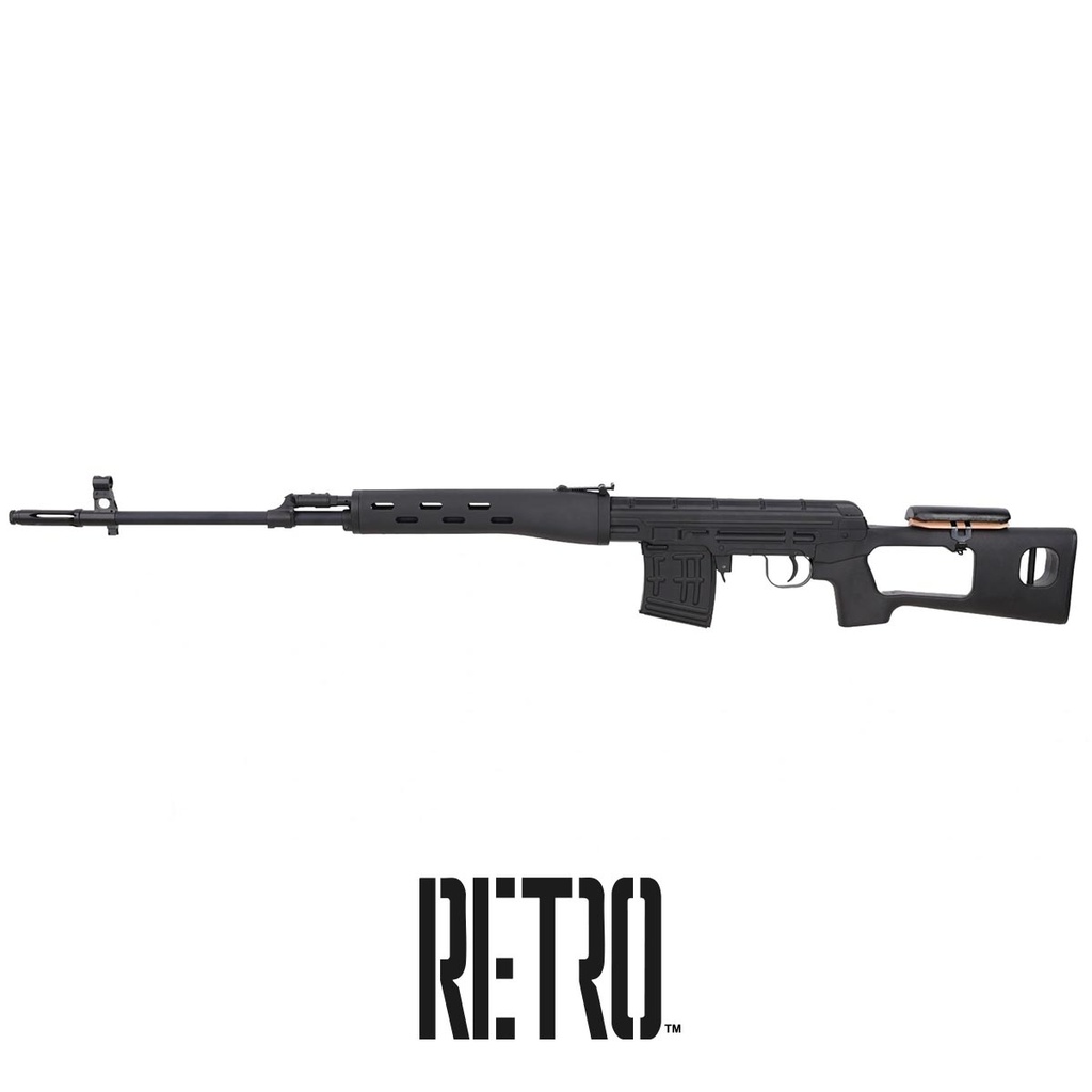 FUSIL SPECNA ARMS SVD RETRO MUELLE NEGRO