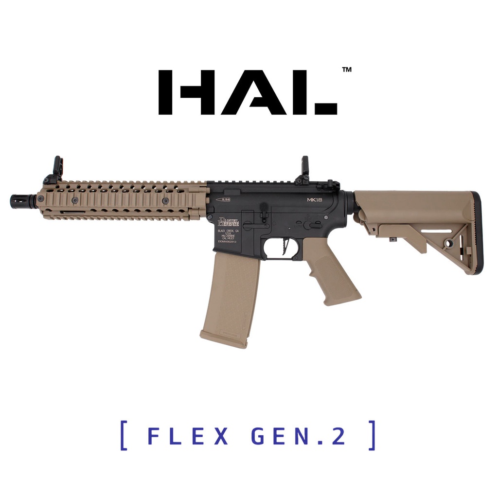 FUSIL SPECNA ARMS SA-F19 FLEX GEN.2 HAL ETU NEGRO-TAN