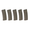 CARGADOR FUSIL SPECNA ARMS M4 5PCS 125RDS VERDE