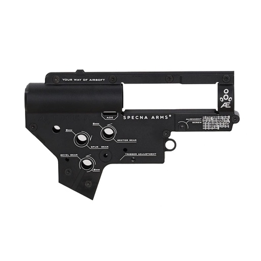 [SPE-08-049114-00] GEARBOX VER.2 8MM ESPECNA ARMS ALUMINIO CNC NEGRO