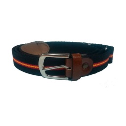 [131033-BK] CINTURON ESPAÑA ELASTICO NEGRO