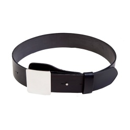 CINTURON CUERO VIGILANTE NEGRO